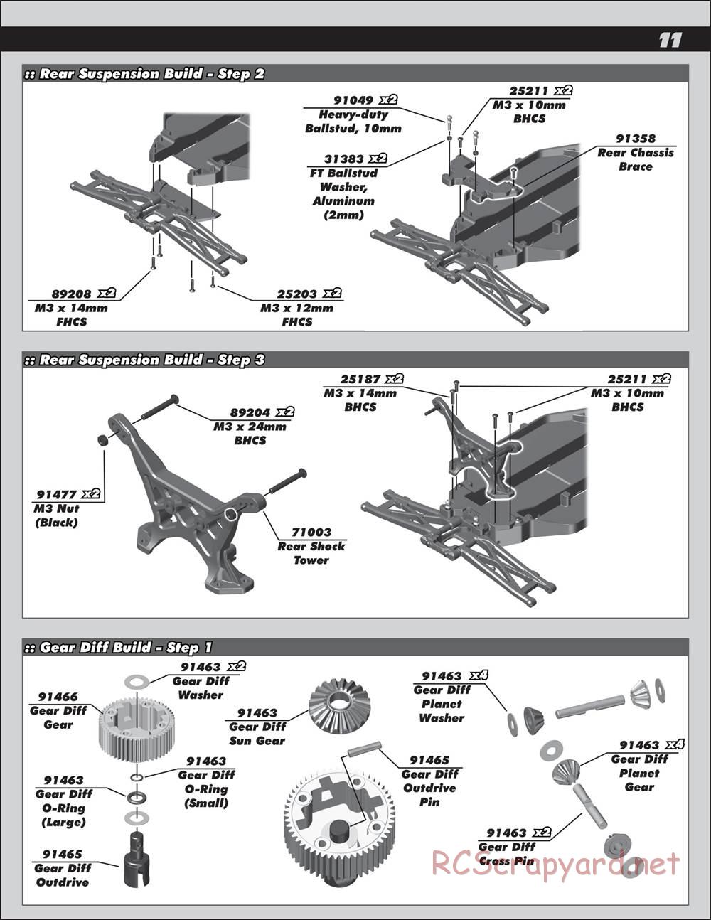 Team Associated - Pro SC10 - Manual - Page 11