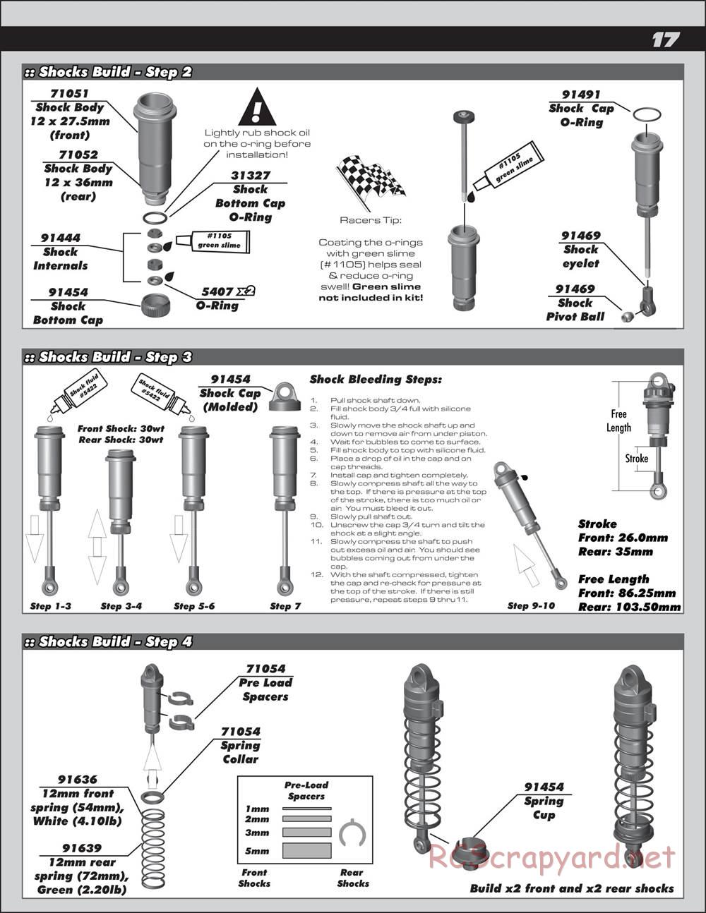 Team Associated - Pro SC10 - Manual - Page 17