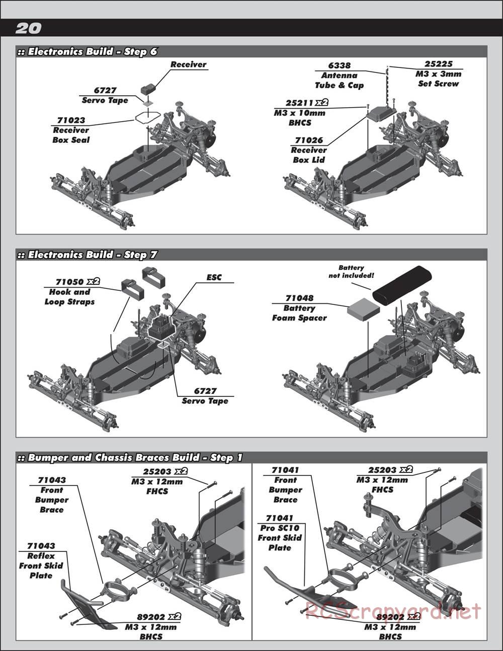 Team Associated - Pro SC10 - Manual - Page 20