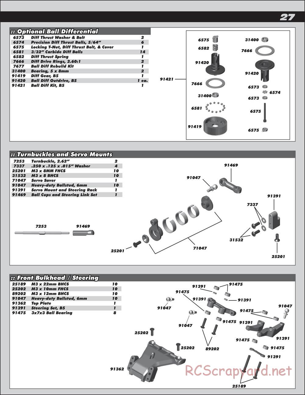 Team Associated - Pro SC10 - Manual - Page 27