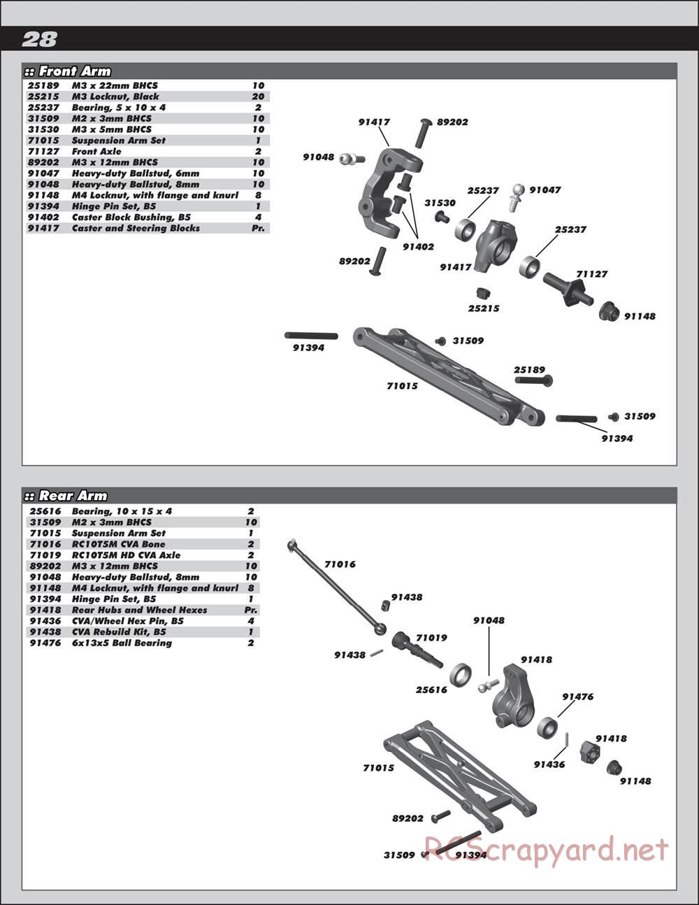 Team Associated - Pro SC10 - Manual - Page 28