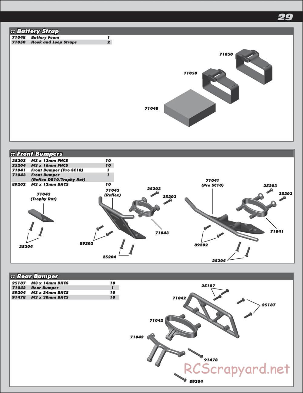 Team Associated - Pro SC10 - Manual - Page 29