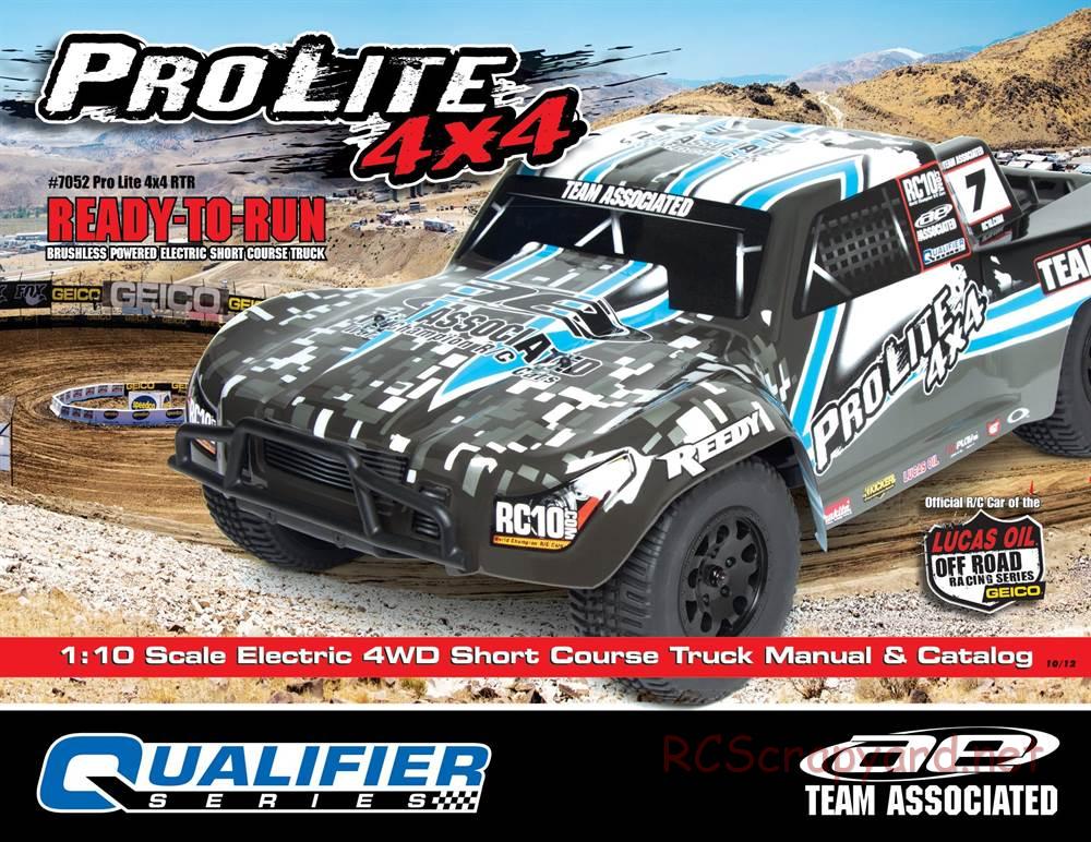 Team Associated - Prolite 4x4 - Manual - Page 1