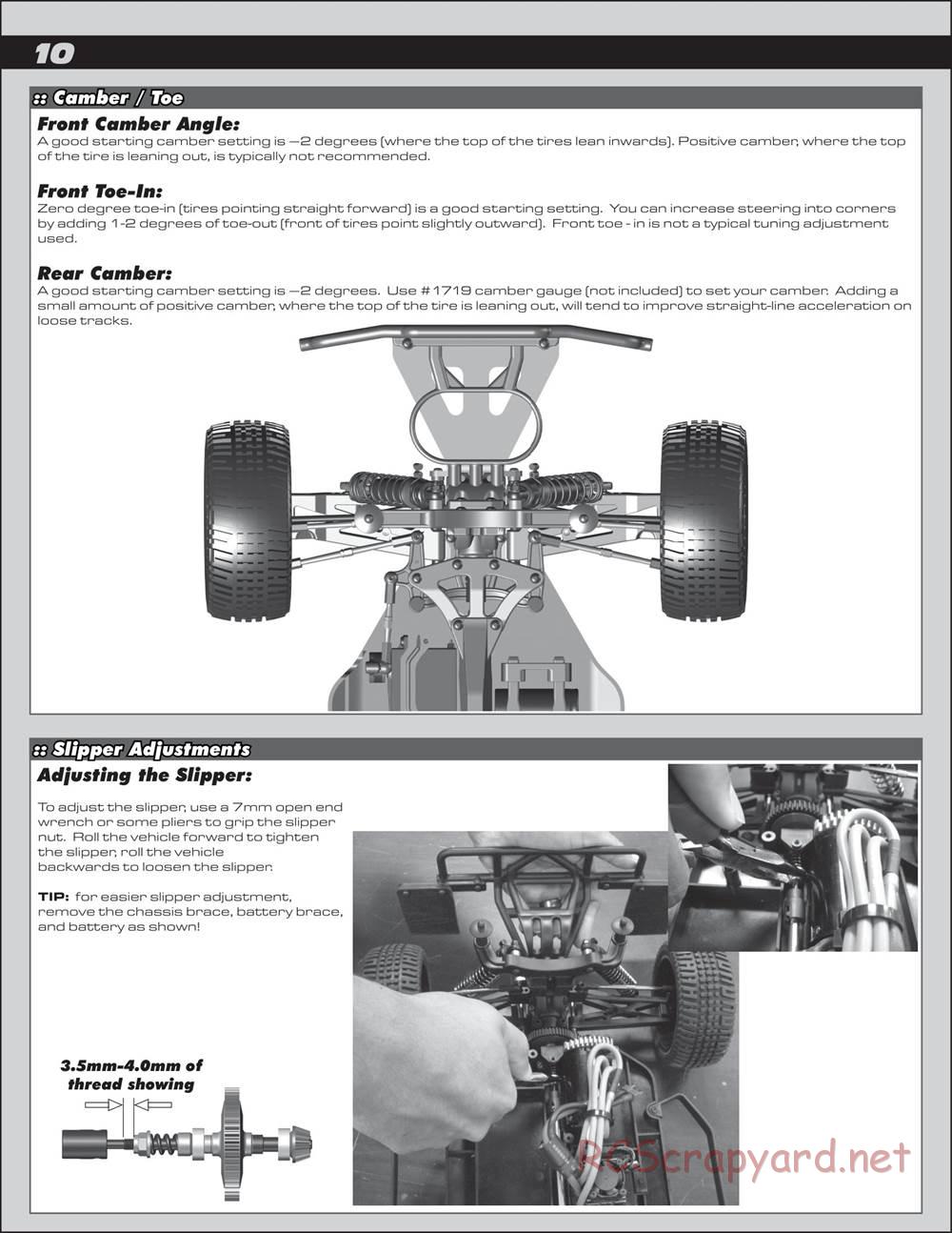 Team Associated - Prolite 4x4 - Manual - Page 10