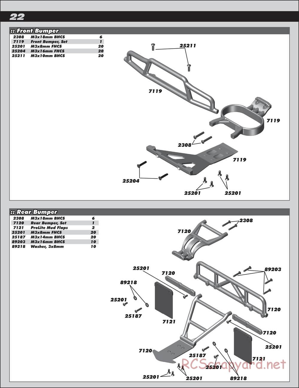 Team Associated - Prolite 4x4 - Manual - Page 22