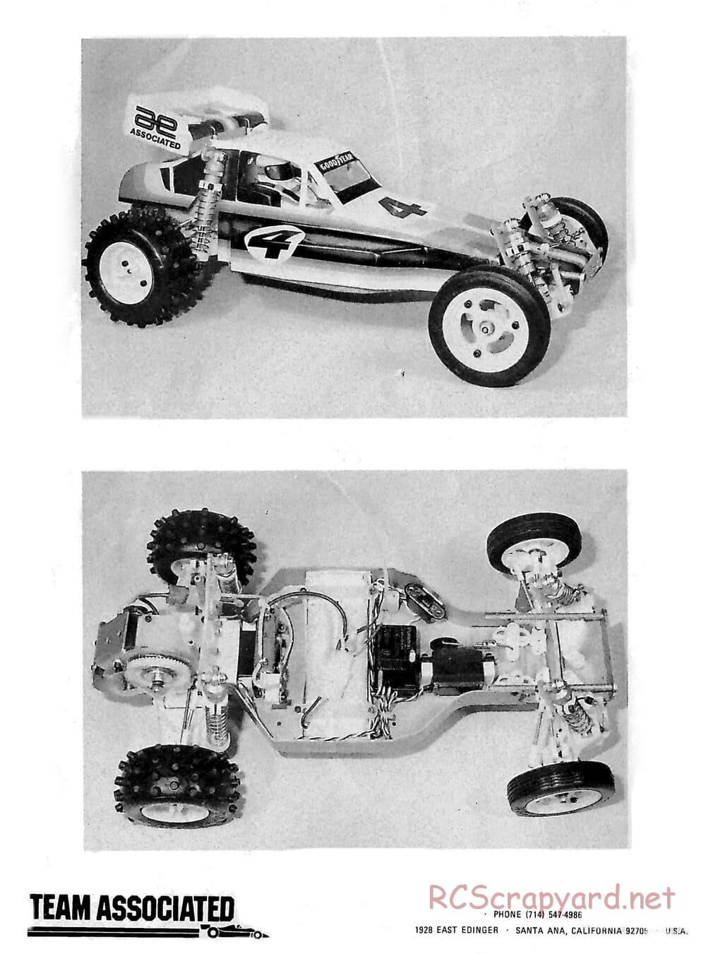 Team Associated - RC10 1984 - Manual - Page 2