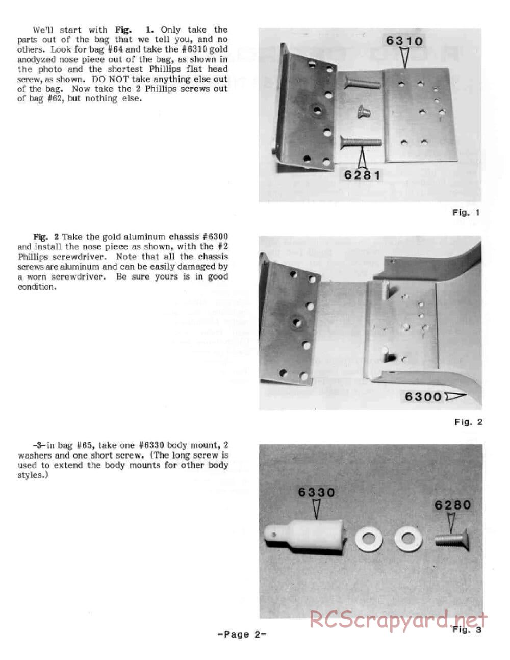 Team Associated - RC10 - 1986 Cadillac Manual - Page 4