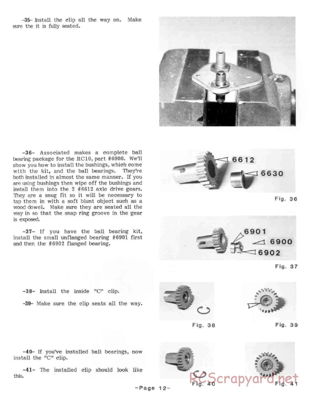 Team Associated - RC10 - 1986 Cadillac Manual - Page 14