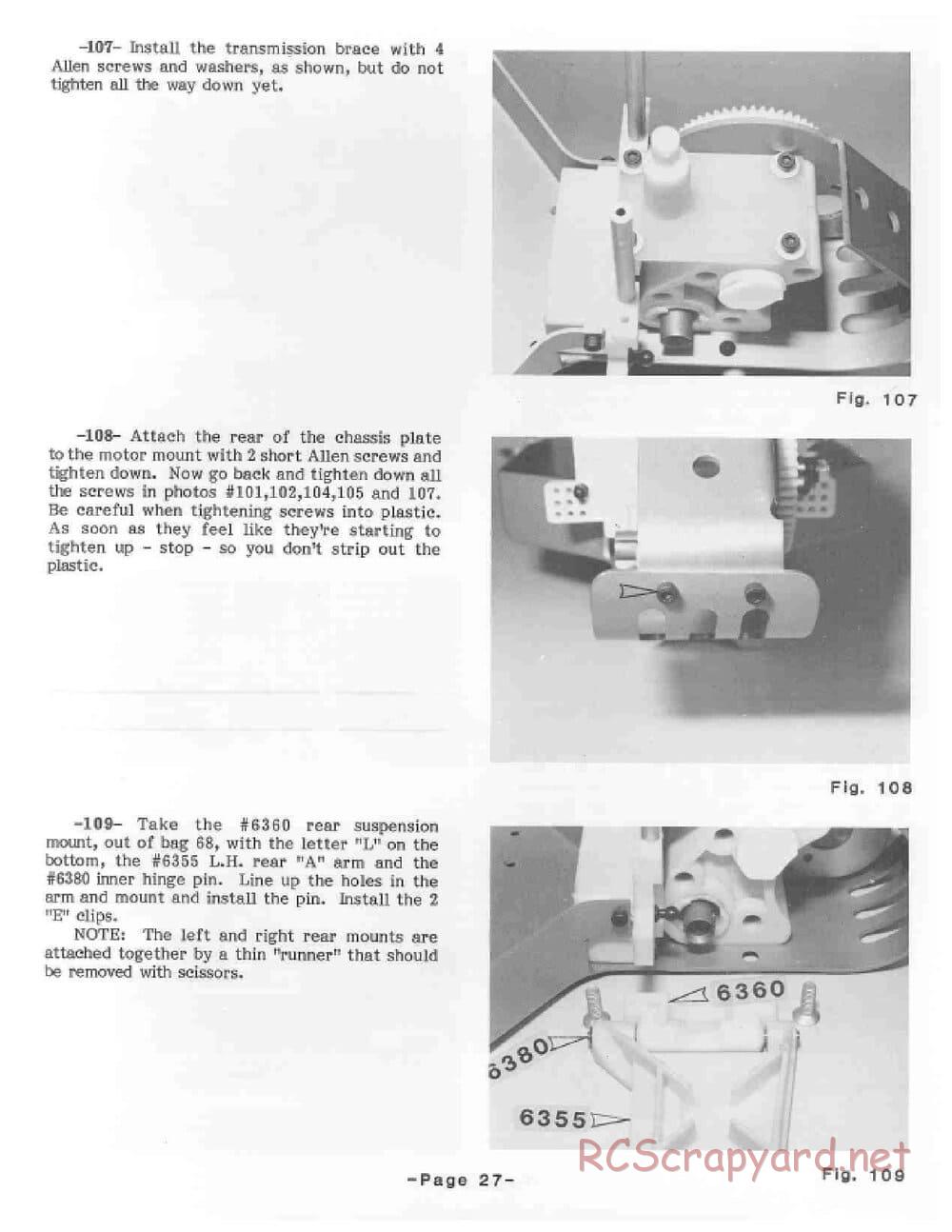 Team Associated - RC10 - 1986 Cadillac Manual - Page 29