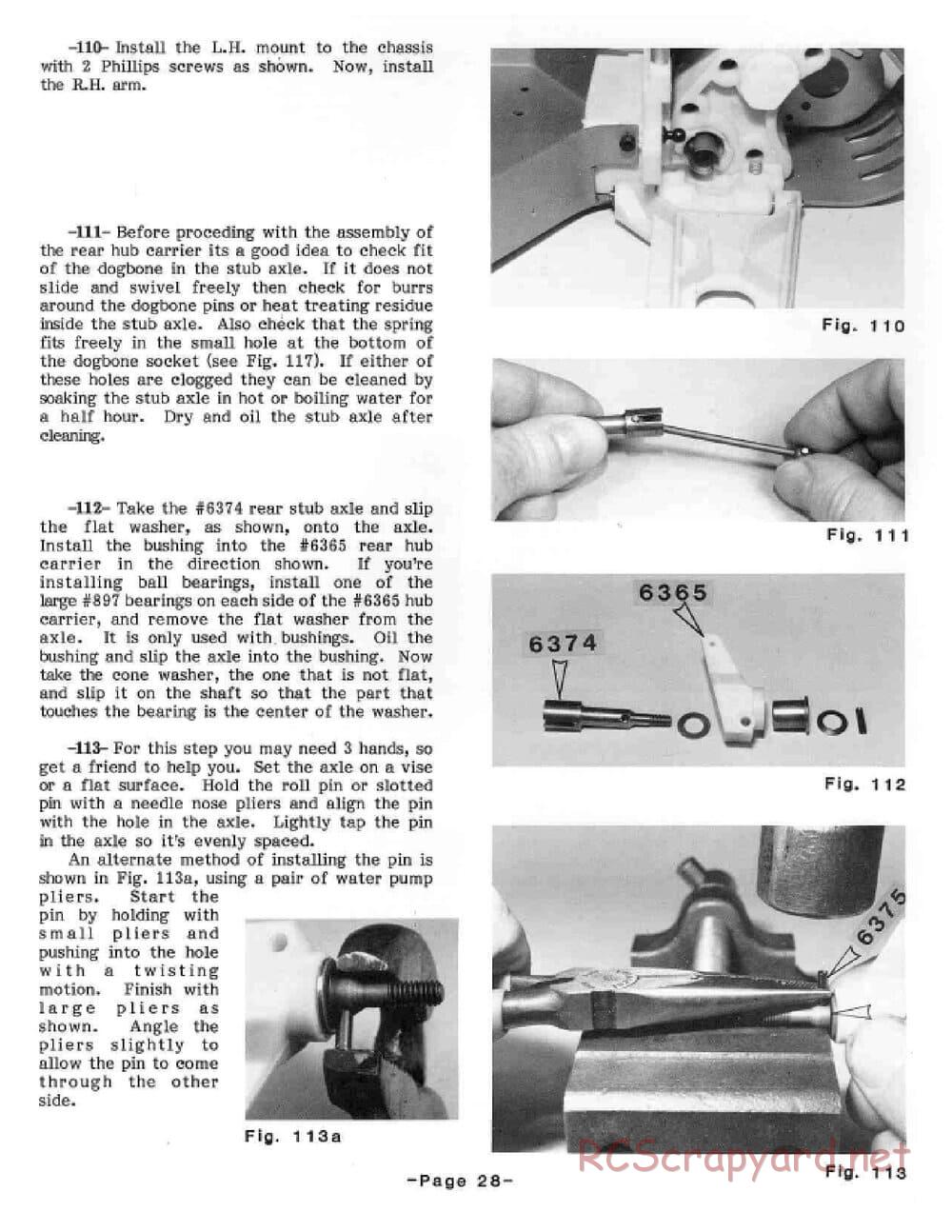 Team Associated - RC10 - 1986 Cadillac Manual - Page 30