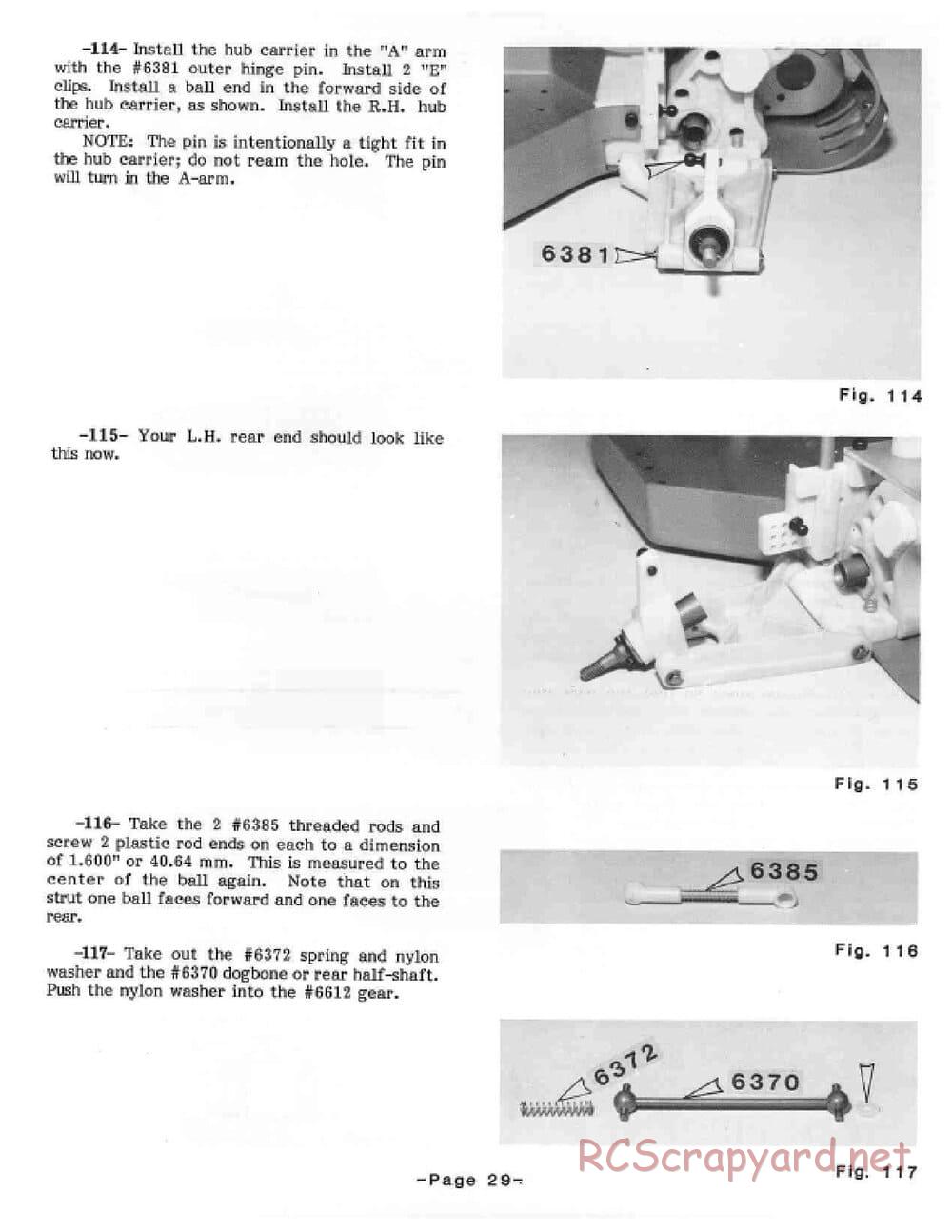 Team Associated - RC10 - 1986 Cadillac Manual - Page 31