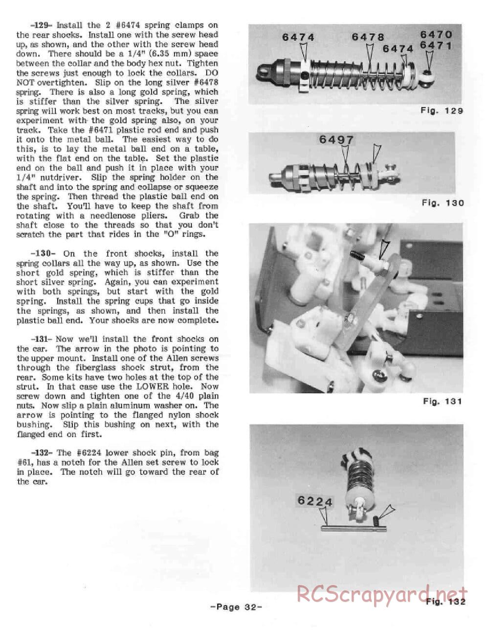 Team Associated - RC10 - 1986 Cadillac Manual - Page 34