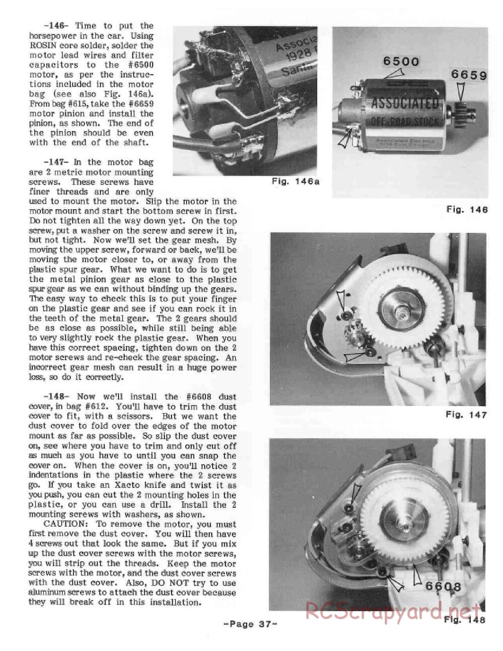 Team Associated - RC10 - 1986 Cadillac Manual - Page 39