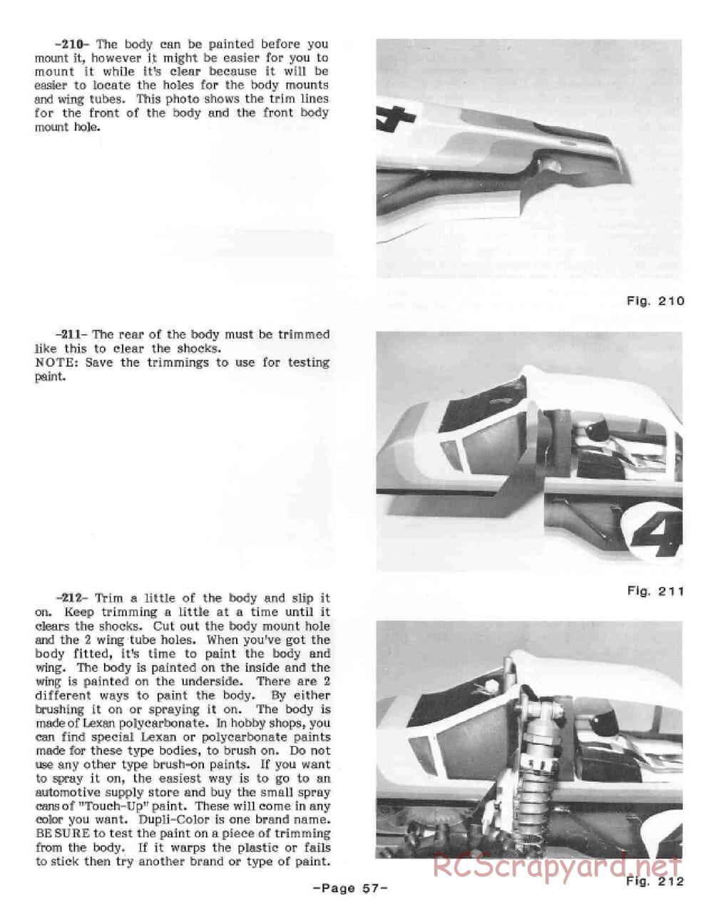 Team Associated - RC10 - 1986 Cadillac Manual - Page 59