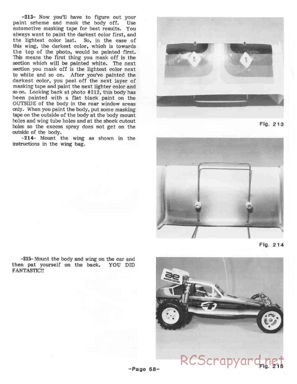 Team Associated - RC10 - 1986 Cadillac Manual - Page 60