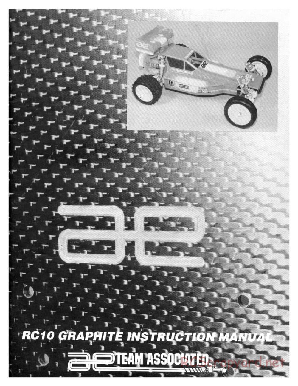 Team Associated - RC10 Graphite - Manual - Page 2