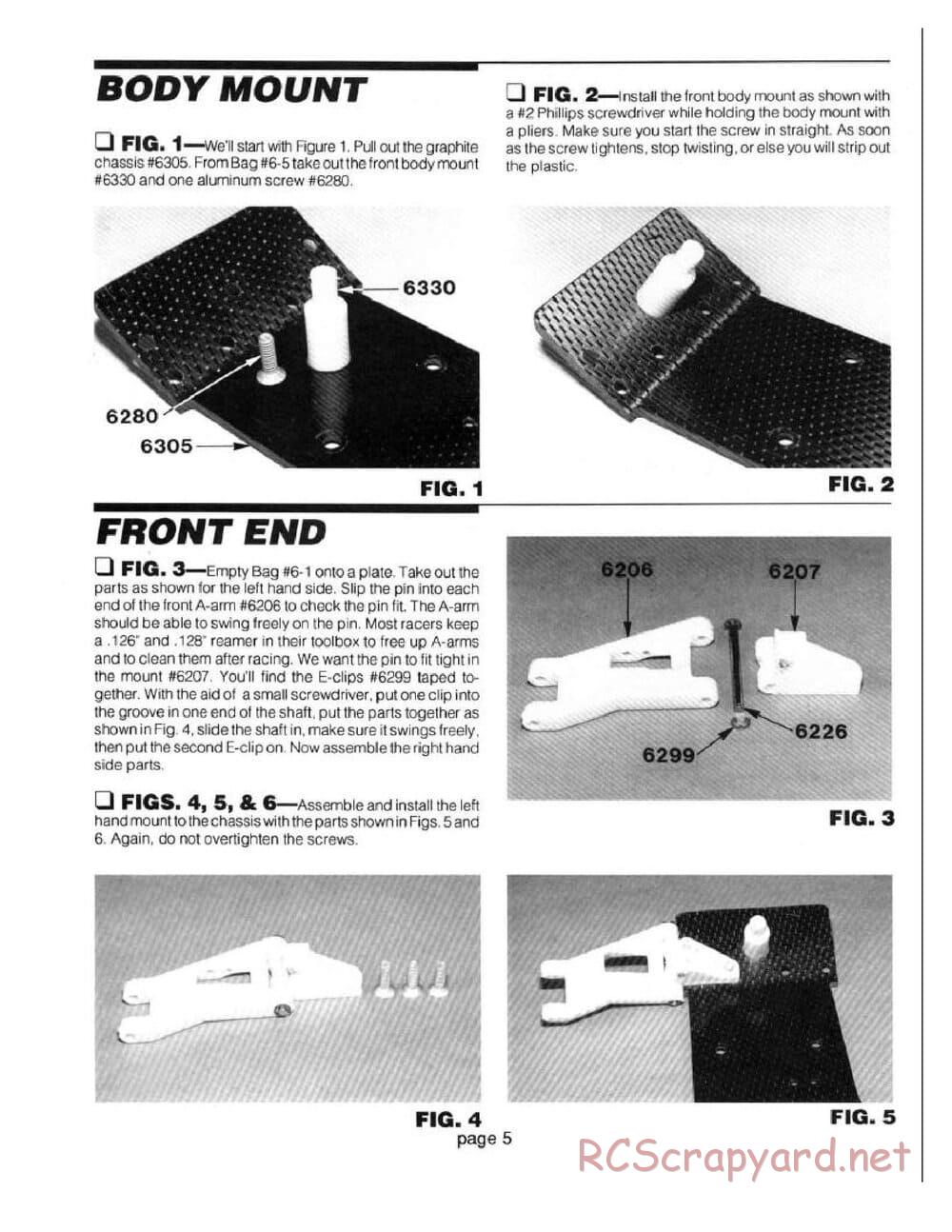 Team Associated - RC10 Graphite - Manual - Page 5