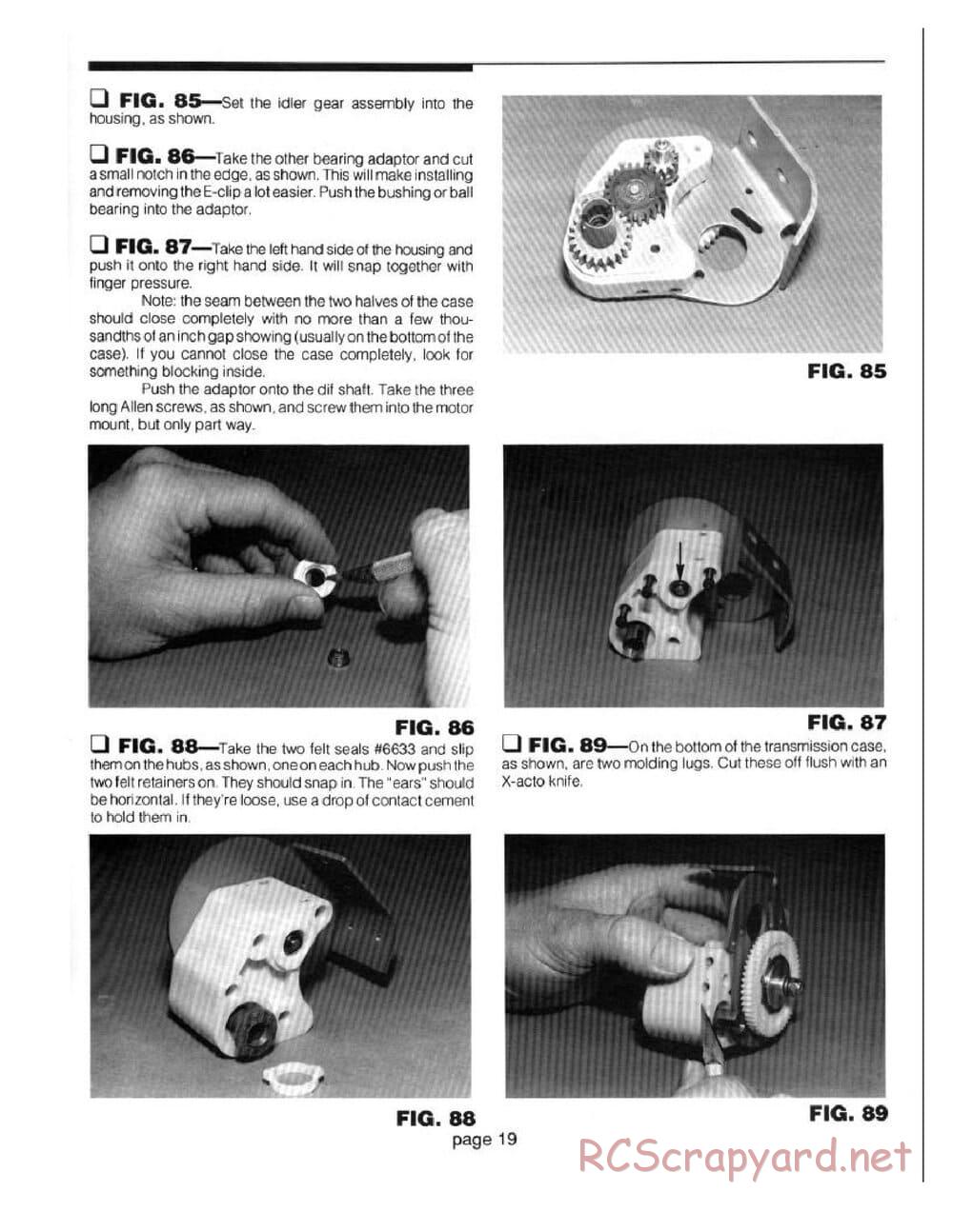 Team Associated - RC10 Graphite - Manual - Page 19