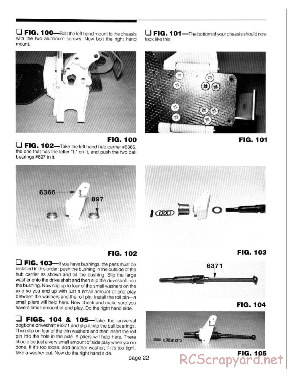 Team Associated - RC10 Graphite - Manual - Page 22