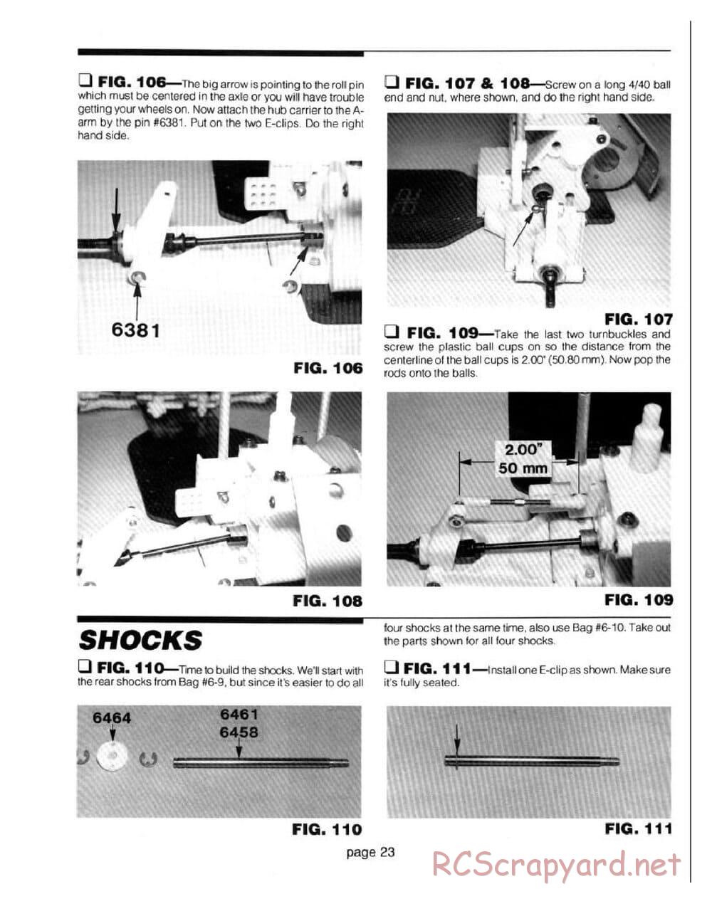 Team Associated - RC10 Graphite - Manual - Page 23