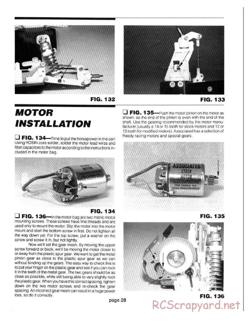 Team Associated - RC10 Graphite - Manual - Page 28