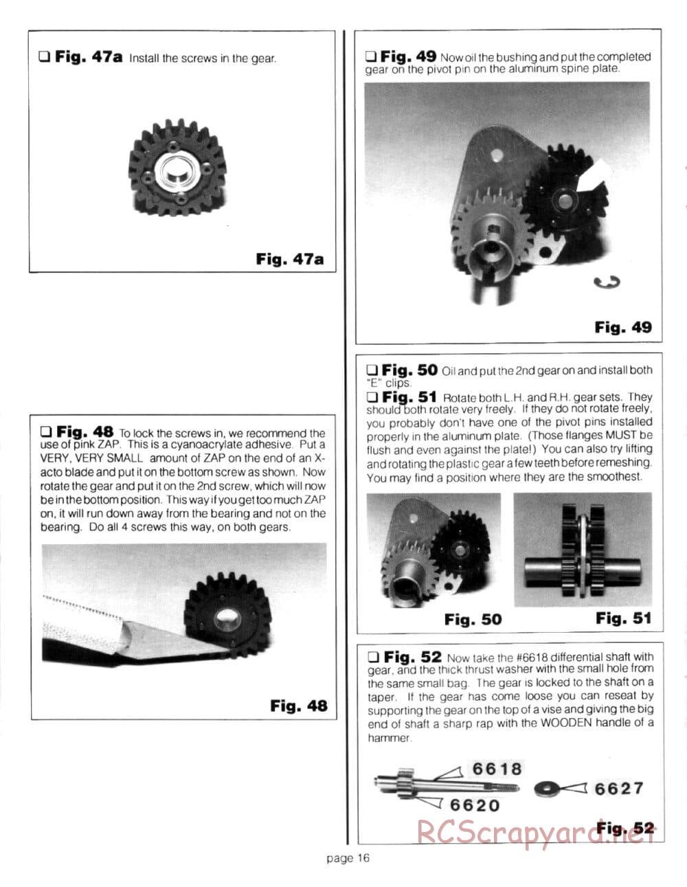 Team Associated - RC10 CE - 1990 - Manual - Page 16