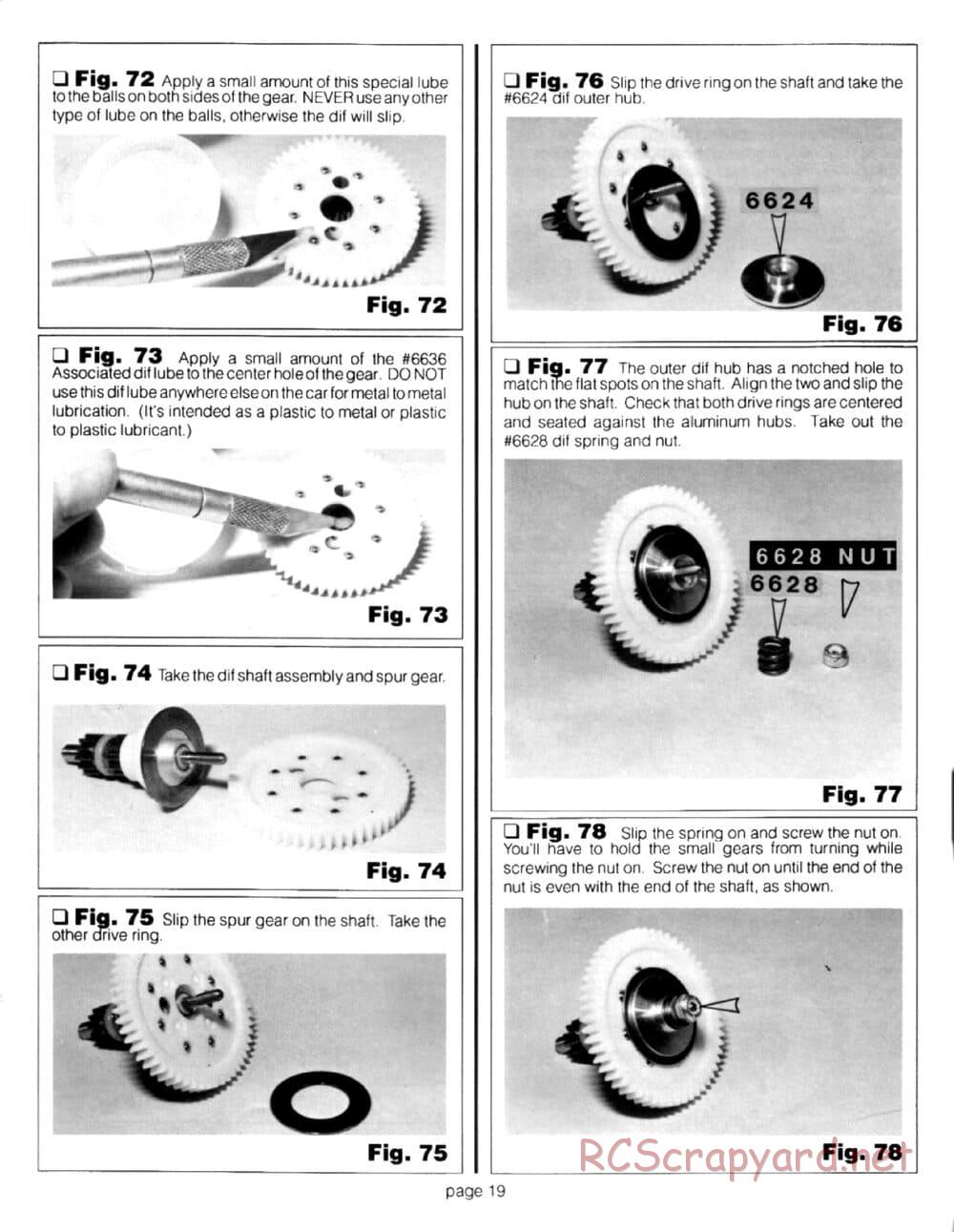 Team Associated - RC10 CE - 1990 - Manual - Page 19