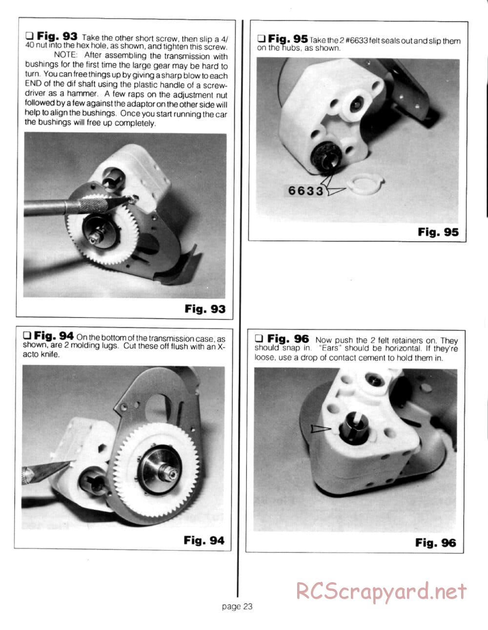 Team Associated - RC10 CE - 1990 - Manual - Page 23