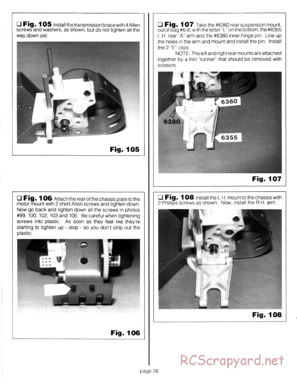 Team Associated - RC10 CE - 1990 - Manual - Page 26
