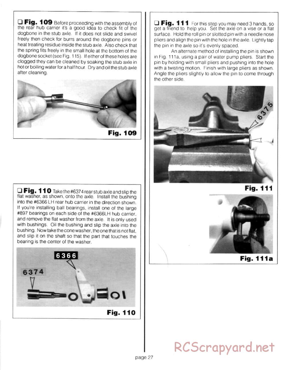 Team Associated - RC10 CE - 1990 - Manual - Page 27