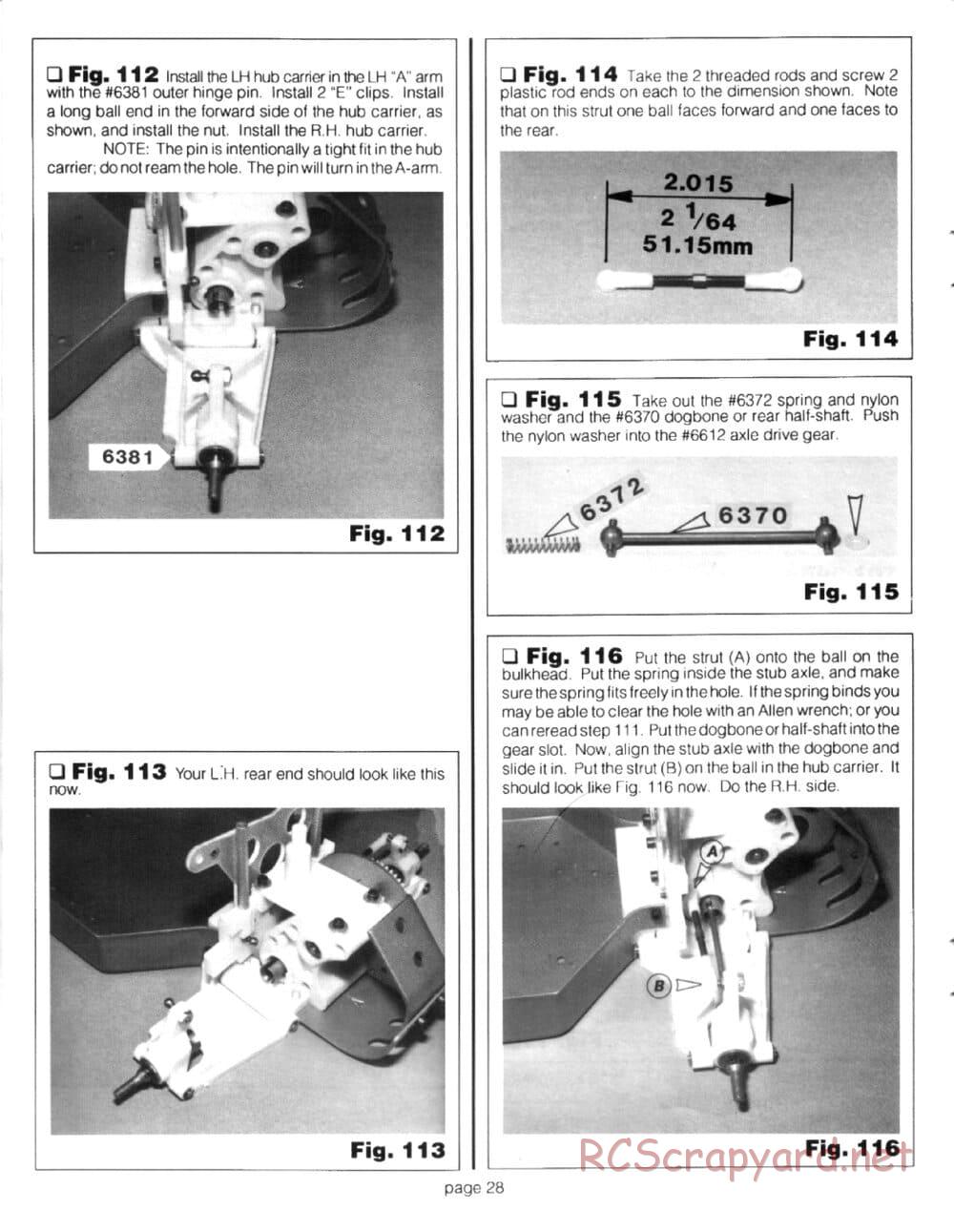Team Associated - RC10 CE - 1990 - Manual - Page 28