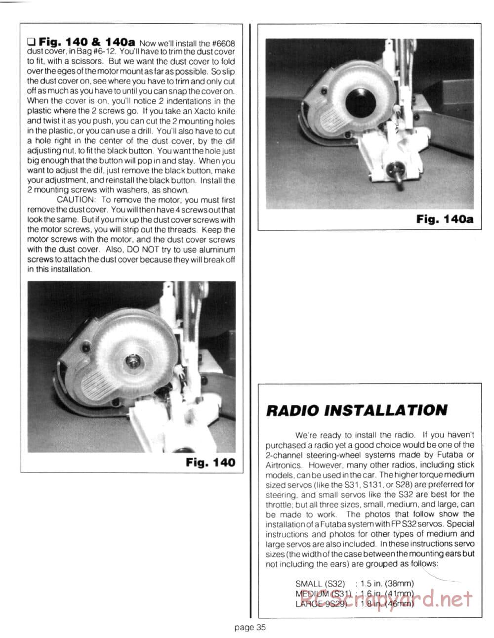 Team Associated - RC10 CE - 1990 - Manual - Page 35