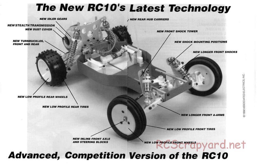 Team Associated - RC10 CE - 1992 - Manual - Page 2