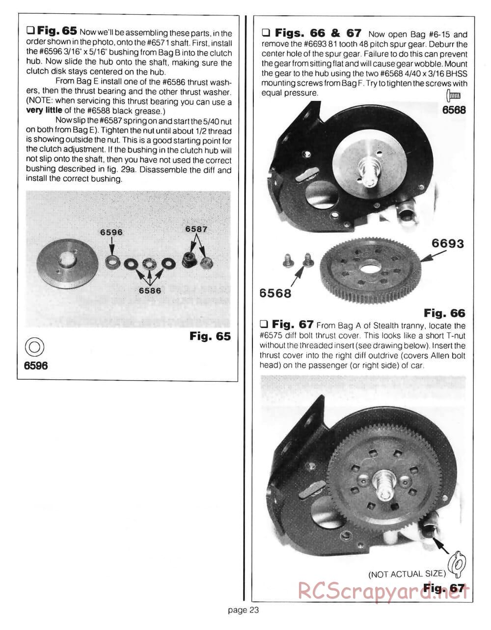 Team Associated - RC10 CE - 1992 - Manual - Page 22