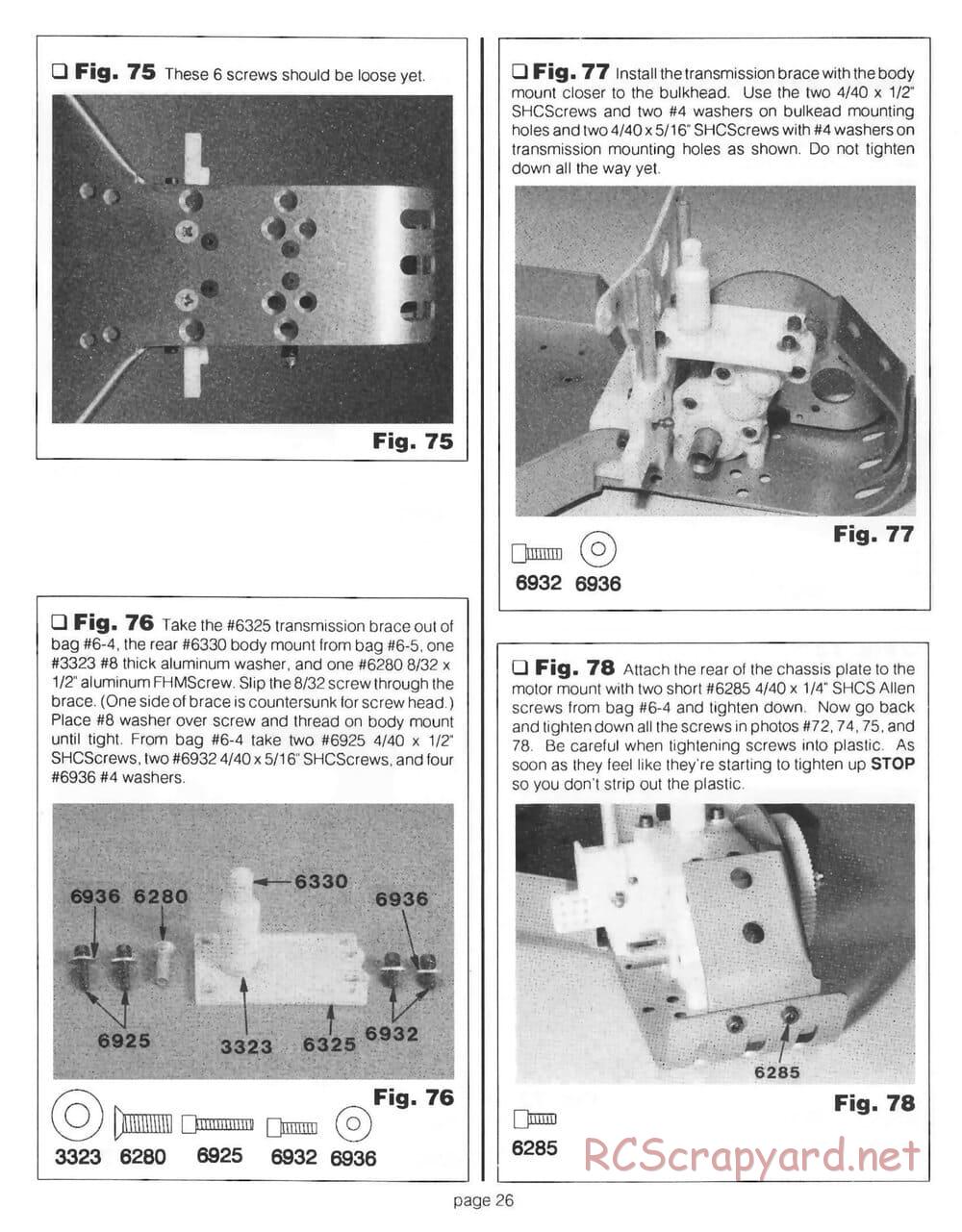 Team Associated - RC10 CE - 1992 - Manual - Page 25