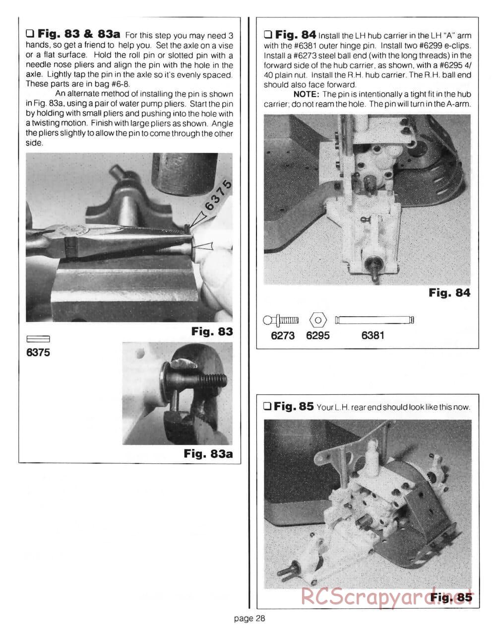Team Associated - RC10 CE - 1992 - Manual - Page 27