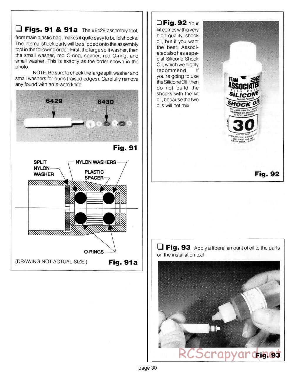 Team Associated - RC10 CE - 1992 - Manual - Page 29