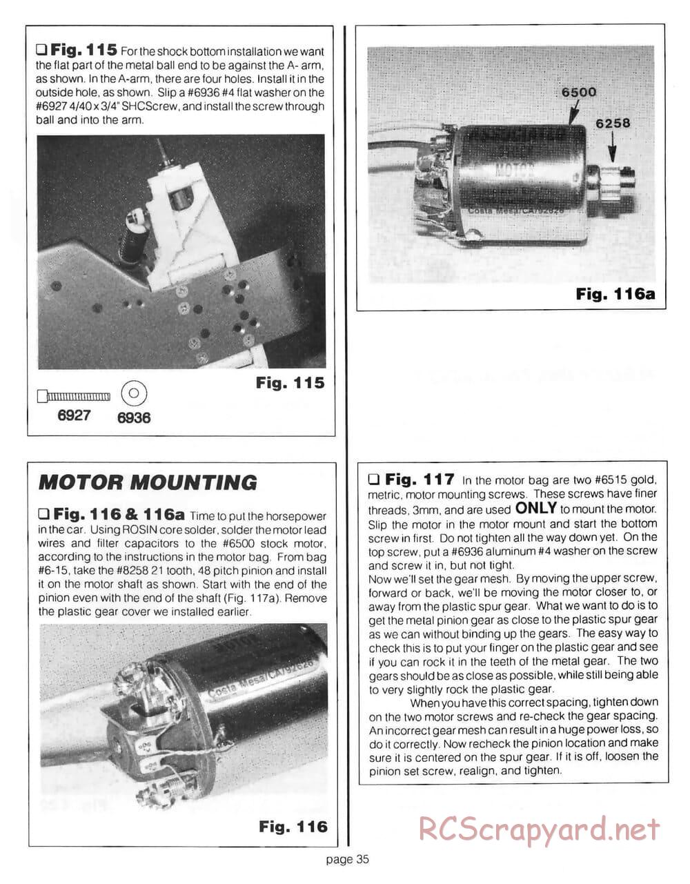 Team Associated - RC10 CE - 1992 - Manual - Page 34