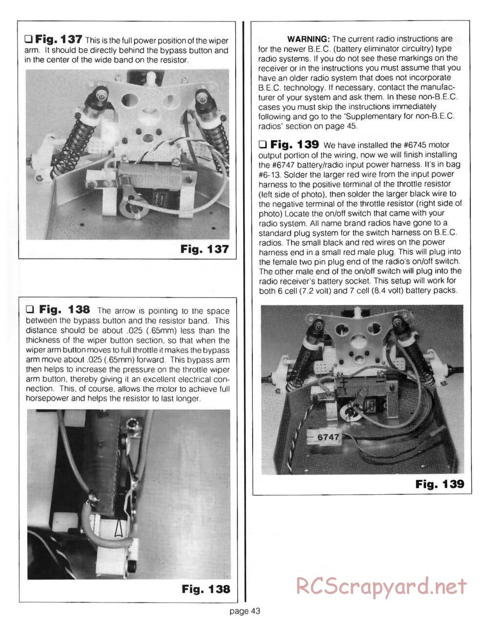 Team Associated - RC10 CE - 1992 - Manual - Page 42