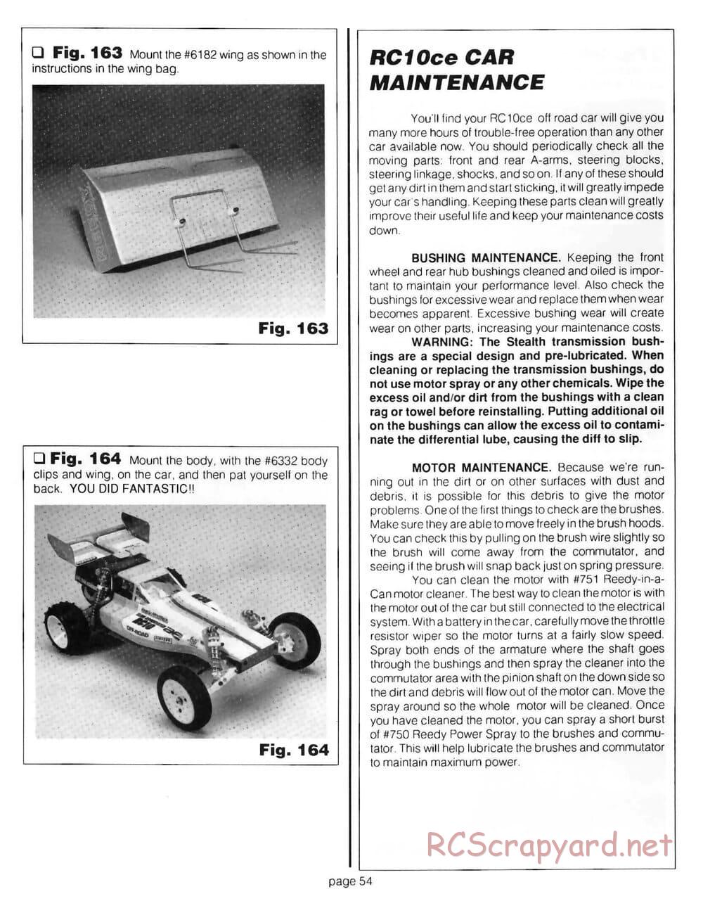Team Associated - RC10 CE - 1992 - Manual - Page 53