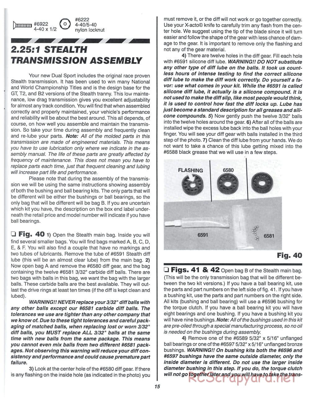 Team Associated - RC10 DS - Manual - Page 14