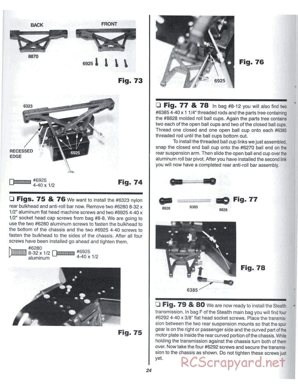 Team Associated - RC10 DS - Manual - Page 23