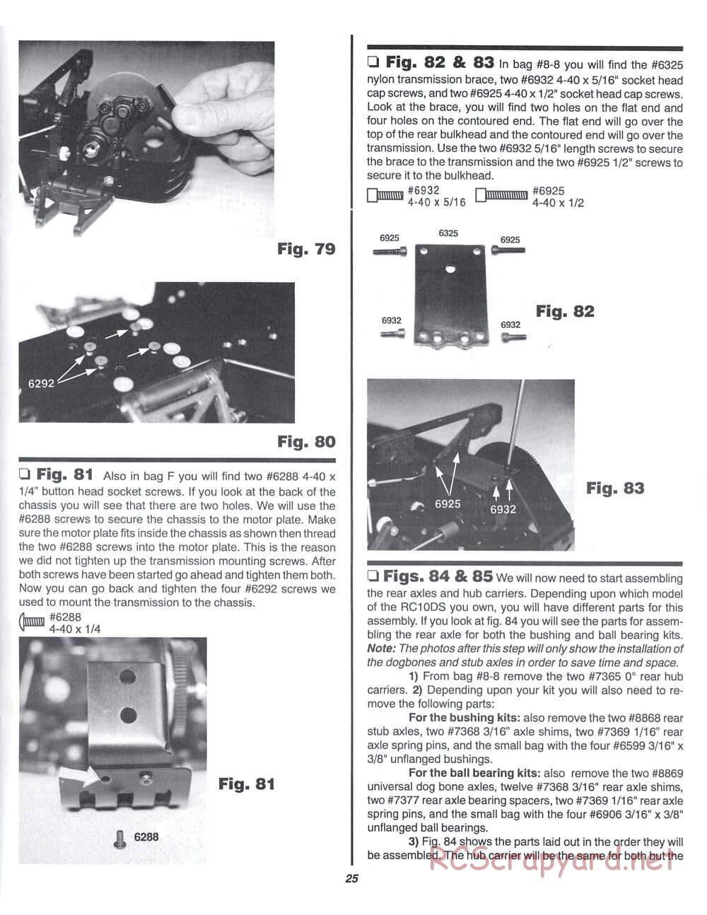 Team Associated - RC10 DS - Manual - Page 24