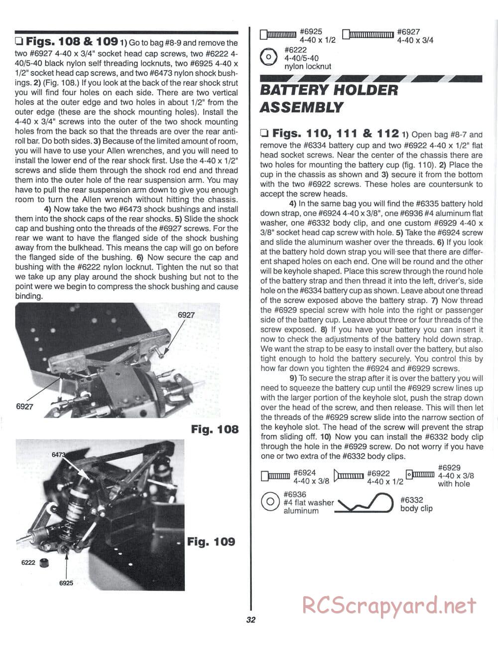 Team Associated - RC10 DS - Manual - Page 30
