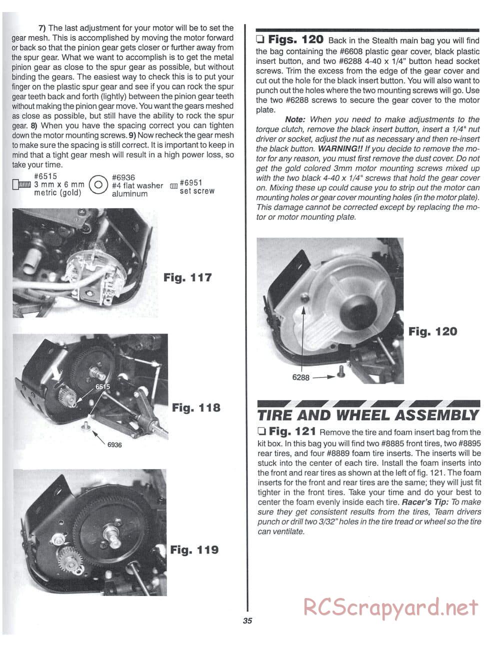 Team Associated - RC10 DS - Manual - Page 34