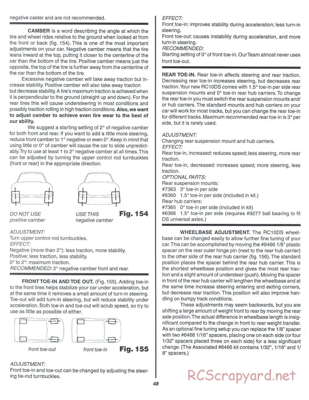 Team Associated - RC10 DS - Manual - Page 47