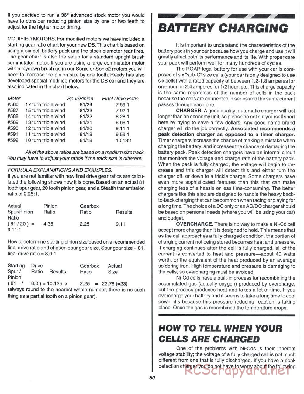 Team Associated - RC10 DS - Manual - Page 49