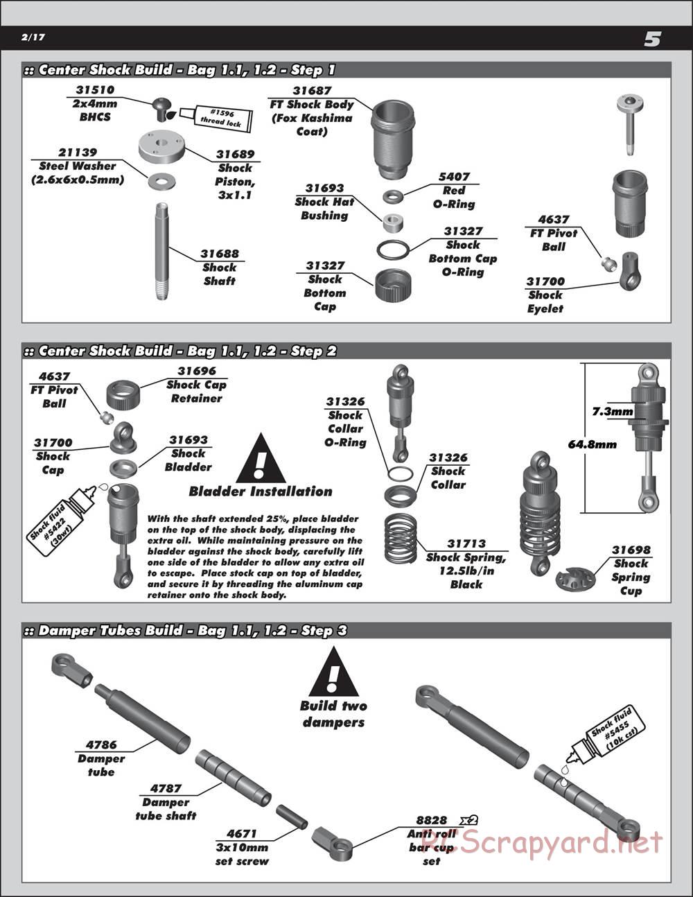 Team Associated - RC10 F6 Factory Team - Manual - Page 5