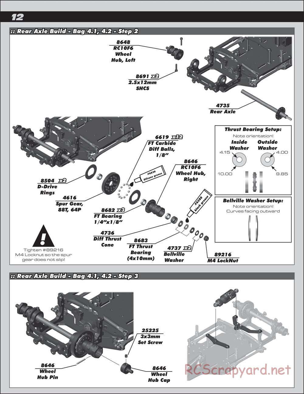 Team Associated - RC10 F6 Factory Team - Manual - Page 12