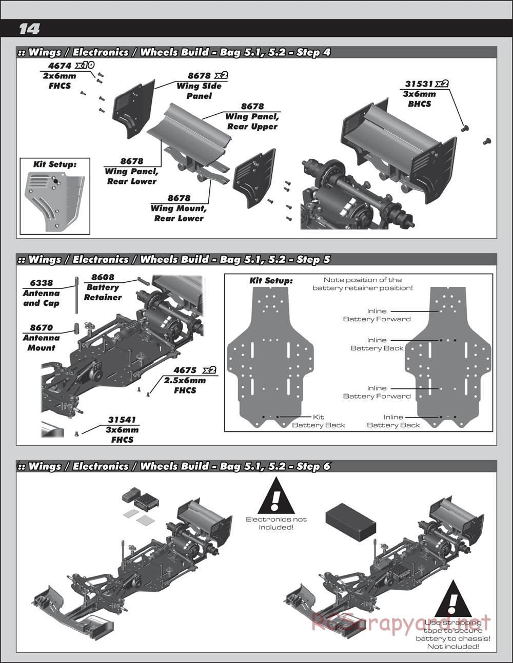 Team Associated - RC10 F6 Factory Team - Manual - Page 14